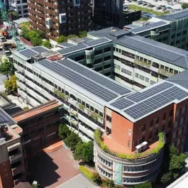 Touqian Junior High School (746kWp), one of EDPR Sunseap's school solar PV projects in 2022
