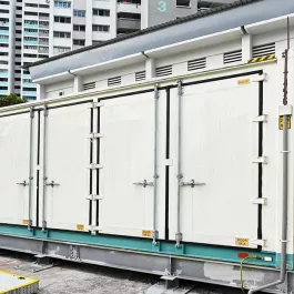 Imagem of an energy storage system in Marsiling, Singapore.