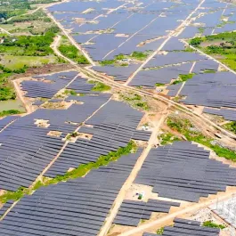 Image of Ninh Thuan Solar Farm in Vietnam.