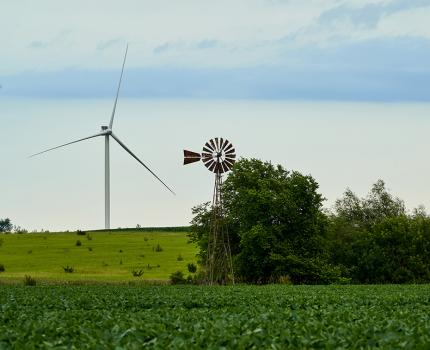 Wind Turbines Weathervane 