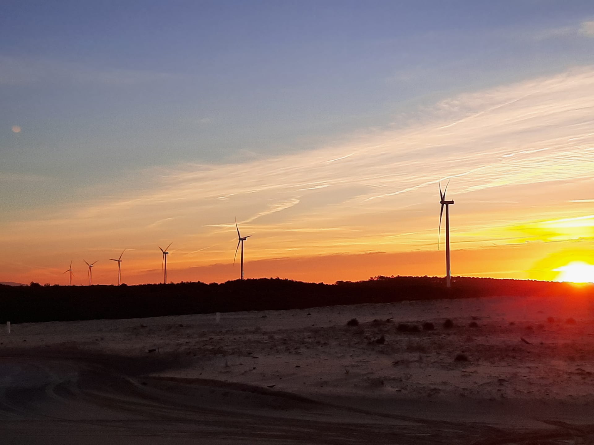 Windfarm in Portugal 